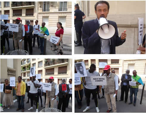 Manifestation à Paris contre la dictature à Djibouti