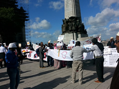 Manifestation Bruxelles contre Guelleh